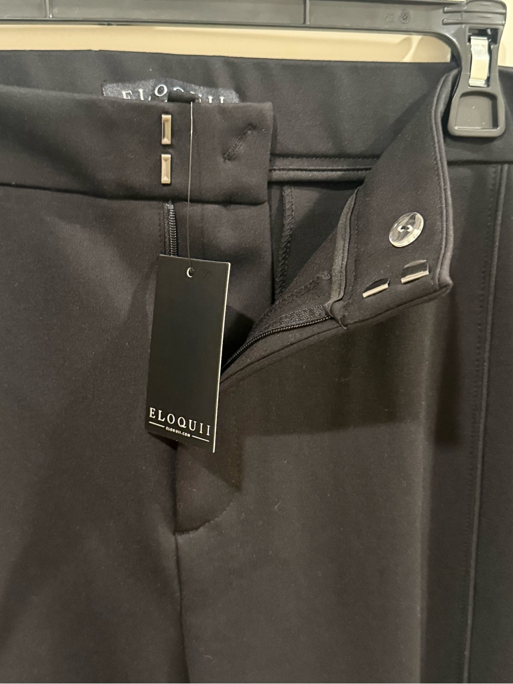 Eloquii Ultimate Stretch Slim Pants Black 26 NWT Career - Picture 9 of 11